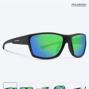Sunhauk Polarized Sunglasses with Green & Blue Lenses